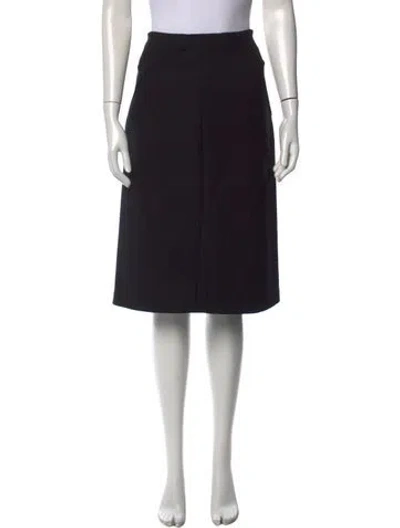 Pre-owned Jil Sander Midi Length Skirt In Black