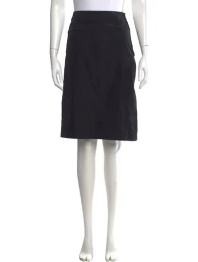 Pre-owned Jil Sander Midi Length Skirt In Black