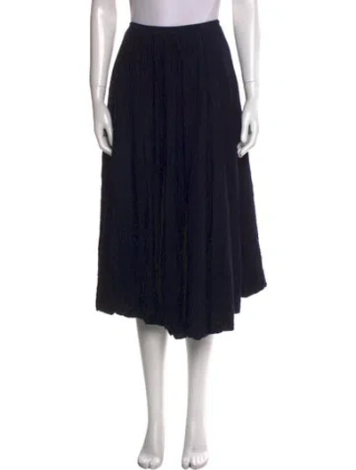 Pre-owned Jil Sander Midi Length Skirt In Blue