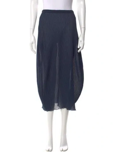 Pre-owned Jil Sander Midi Length Skirt In Blue