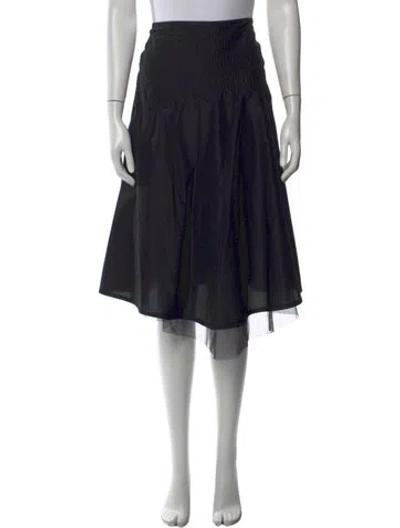 Pre-owned Jil Sander Midi Length Skirt In Blue