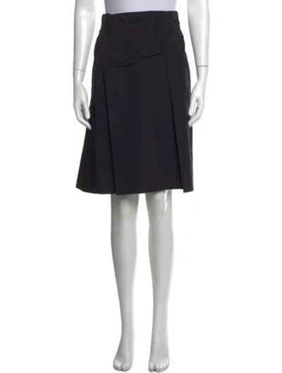 Pre-owned Jil Sander Midi Length Skirt In Blue