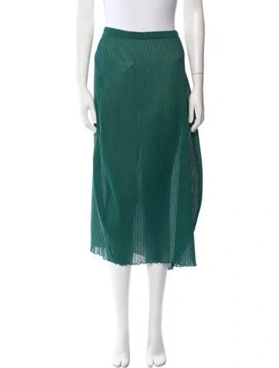 Pre-owned Jil Sander Midi Length Skirt In Green