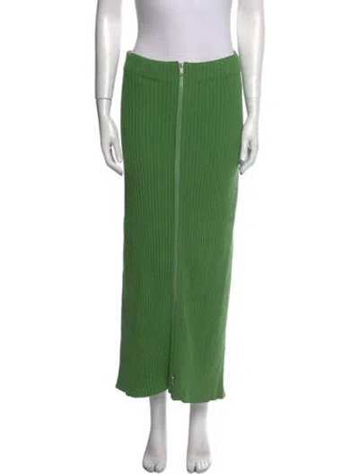 Pre-owned Jil Sander Midi Length Skirt In Green