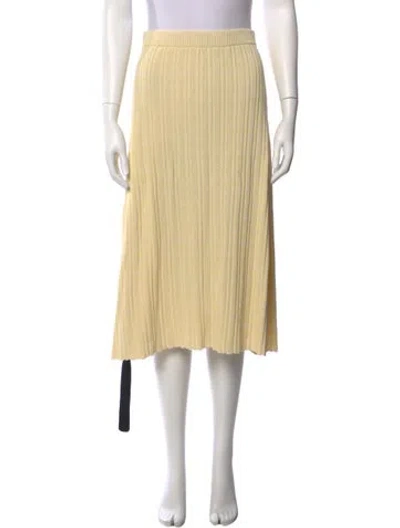 Pre-owned Jil Sander Midi Length Skirt In Neutral
