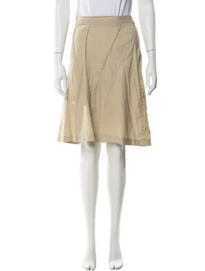 Pre-owned Jil Sander Midi Length Skirt In Neutral