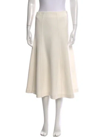 Pre-owned Jil Sander Midi Length Skirt In Neutral