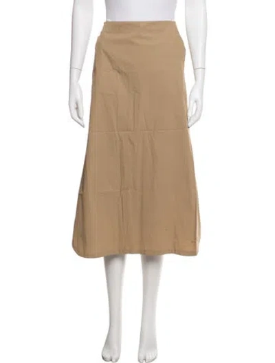Pre-owned Jil Sander Midi Length Skirt In Neutrals