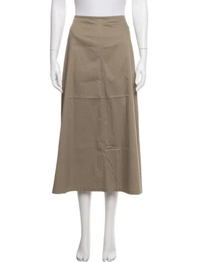 Pre-owned Jil Sander Midi Length Skirt In Neutrals