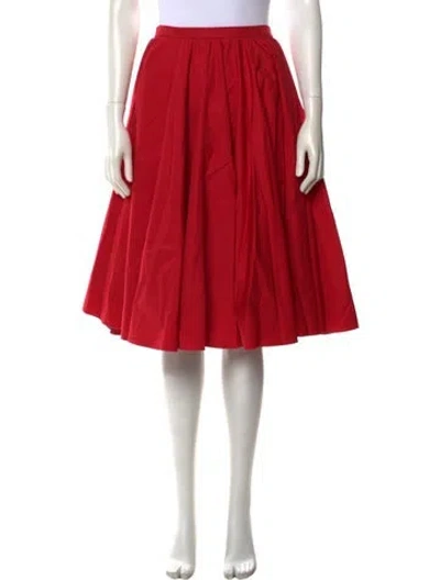 Pre-owned Jil Sander Midi Length Skirt In Pink