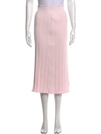 Pre-owned Jil Sander Midi Length Skirt W/ Tags In Pink