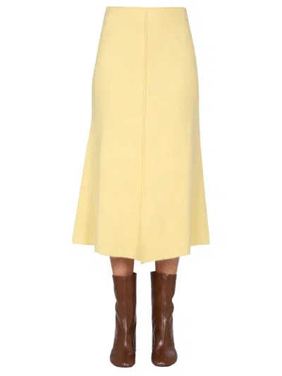 JIL SANDER JIL SANDER MIDI SKIRT