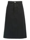 Jil Sander Women Midi Skirt In Black