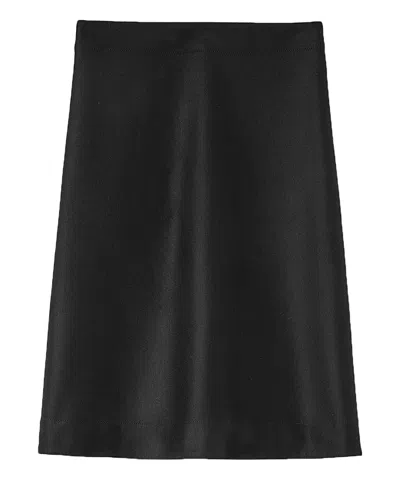 Jil Sander Midi Skirt In Black