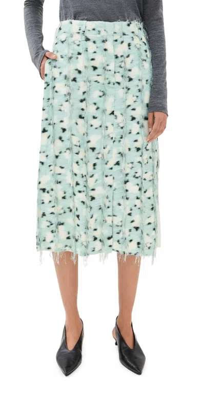 Jil Sander Midi Skirt Summer Lake