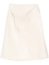Jil Sander Panelled Midi Skirt In Nude