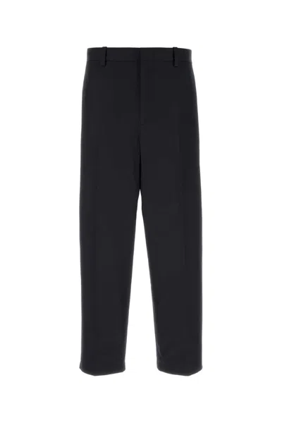 Jil Sander Midnight Blue Cotton Pant