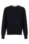 Jil Sander Midnight Blue Cotton Sweater In Blue