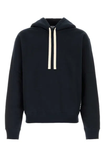 Jil Sander Midnight Blue Cotton Sweatshirt