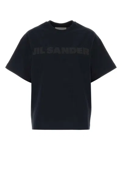 Jil Sander Midnight Blue Cotton T-shirt