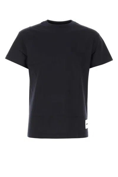 Jil Sander Midnight Blue Cotton T-shirt Set
