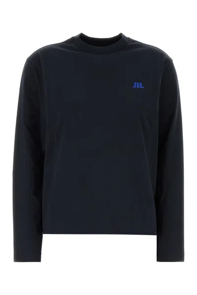 Jil Sander Midnight Blue Cotton T-shirt