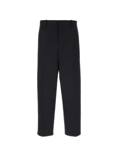 Jil Sander Pleat Detailed Straight Leg Pants In Black