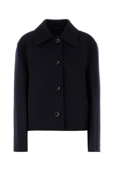 JIL SANDER JIL SANDER MIDNIGHT BLUE WOOL BLAZER