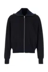Jil Sander Midnight Blue Wool Cardigan In Blue