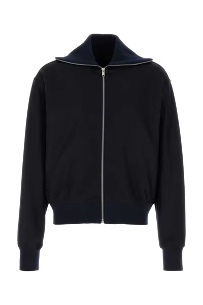 Jil Sander Midnight Blue Wool Cardigan