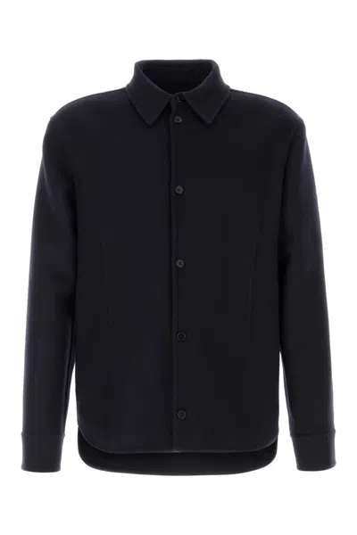 Jil Sander Midnight Blue Wool Shirt