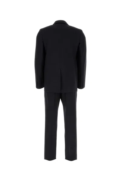 JIL SANDER MIDNIGHT BLUE WOOL SUIT