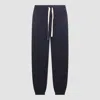Jil Sander Cotton Joggers With Back Pocket And Elastic Waistband In Blue
