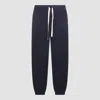 Jil Sander Cotton Joggers With Back Pocket And Elastic Waistband In Blue