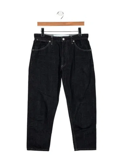 Pre-owned Jil Sander Mid-rise Straight Leg Jeans In Blue