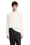 Jil Sander Midweight Alpaca Wool Sweater In Neutral