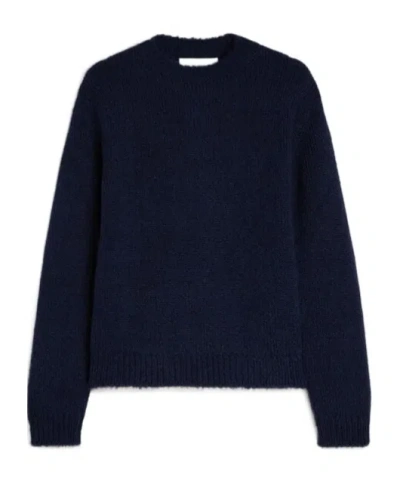 JIL SANDER MIDWEIGHT WOOL CREW-NECK SWEATER