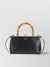 Jil Sander Mini Bamboo Top Handle Tote Bag