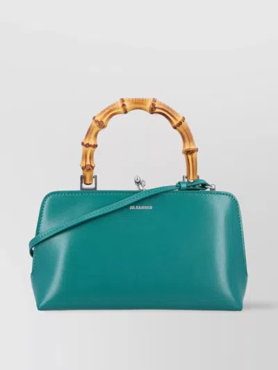 Jil Sander Mini Bamboo Tote Detachable Strap
