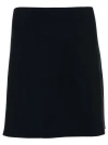 Jil Sander Minigonna In Lana Nera  Donna In Black