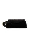 Jil Sander Mini Cannoli Shoulder Bag In Black