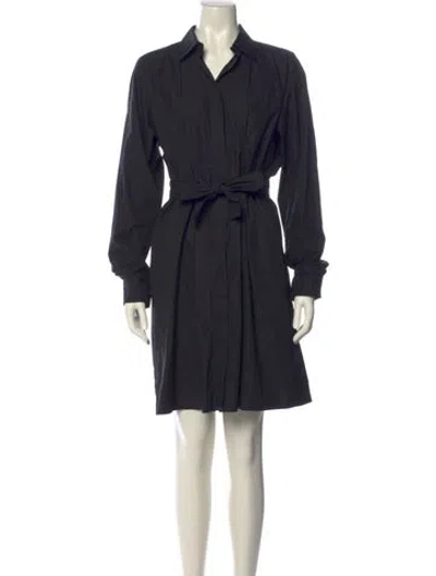 Pre-owned Jil Sander Mini Dress In Black
