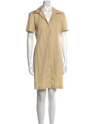 Pre-owned Jil Sander Mini Dress In Brown