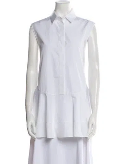 Pre-owned Jil Sander Mini Dress W/ Tags In White