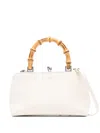 Jil Sander Mini Goji Bamboo Tote Bag In Neutrals