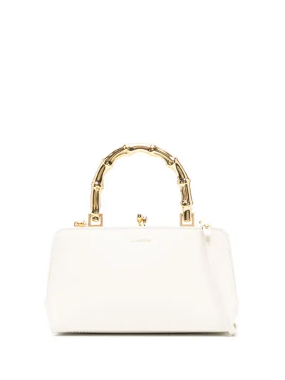 Jil Sander Mini Goji Bamboo Tote Bag In Neutrals