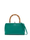Jil Sander Mini Goji Cross Body Bag In Green