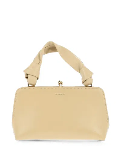 Jil Sander Mini Goji Tote Bag In Nude