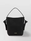 Jil Sander Borsa Shopping In Pelle Nera  Donna