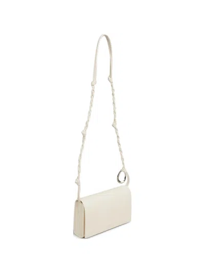 Jil Sander Mini Knotted Cross Body Bag In Neutral